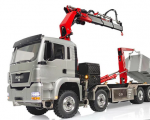 RC Lesu Racing 1:14 8x8 MAN Mulde mit hydraulischem Ladekran